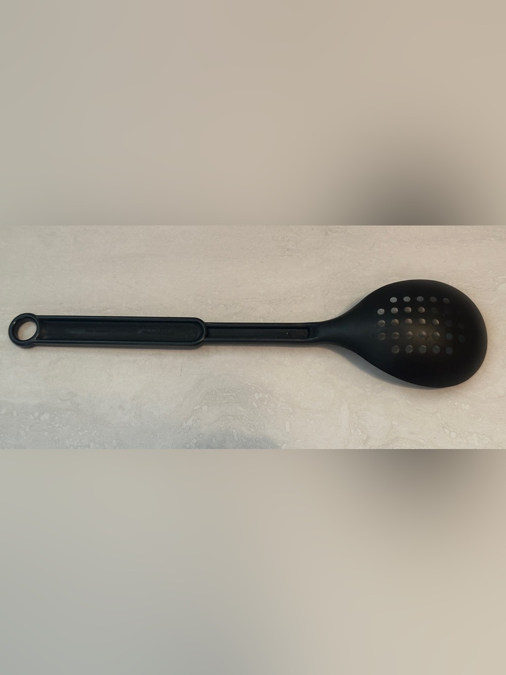 Vintage 1994 Farberware Black Nylon Slotted Spoon Heat Resistant Kitchen Utensil - Picture 4 of 7
